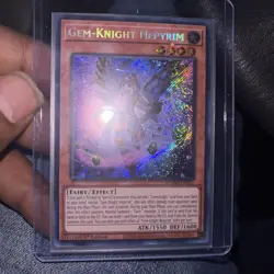 YU-Gi-Oh! Gem-Knight Nepyrim Secret Rare BLMM-EN021 Near Mint - Image 2