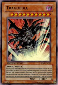 Yugioh-Tragoedia-Ultra Rare-Limited Edition-JUMP EN033 (LP) - Image 1