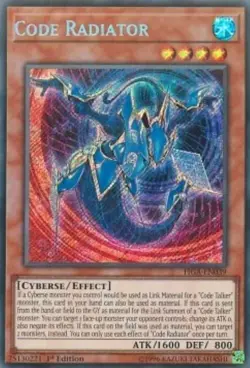 Yugioh-Code Radiator-Secret Rare-1st Edition-FIGA EN039 (LP) - Image 1