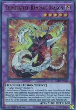 Yugioh-Chimeratech Rampage Dragon-Ultra Rare-1st Edition-GFP2 EN124 (LP) - Image 1
