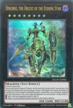 Yugioh-Dingirsu, The Orcust of the Evening Star-Ultra Rare-1st-DUOV EN084 (LP) - Image 1