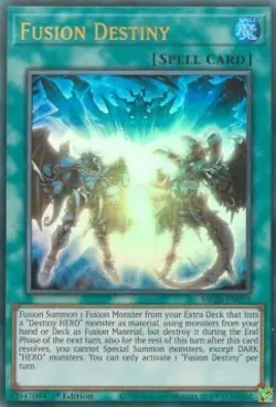 Yugioh-Fusion Destiny-Ultra Rare-1st Edition-MP20 EN075 (LP) - Image 1