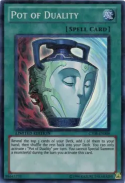 Yugioh-Pot of Duality-Super Rare-Limited Edition-CT08 EN008 (LP) - Image 1