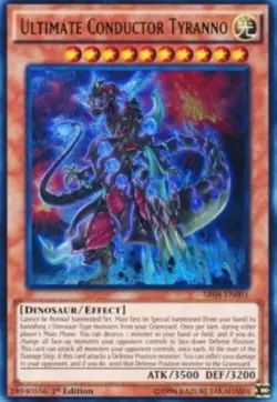 Yugioh-Ultimate Conductor Tyranno-Ultra Rare-Mixed Editions-SR04 EN001 (LP) - Image 1