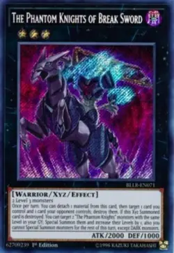 Yugioh-The Phantom Knights of Breaksword-Secret Rare-1st Edition-BLLR EN071 (LP) - Image 1