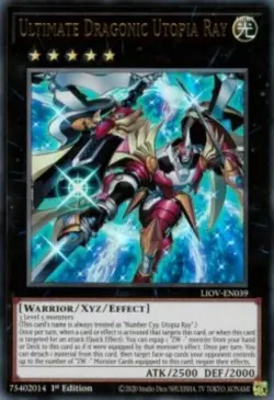 Yugioh-Ultimate Dragonic Utopia Ray-Ultra Rare-1st Edition-LIOV EN039 (NM) - Image 1