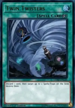 Yugioh-Twin Twister-Ultra Rare-1st Edition-LEHD ENC20 (LP) - Image 1