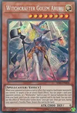 Yugioh-Witchcrafter Golem Aruru-Secret Rare-Mixed Editions-RIRA EN028 (LP) - Image 1