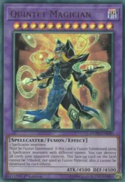 Yugioh-Quintet Magician-Ultra Rare-1st Edition-DUPO EN040 (LP) - Image 1