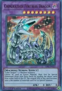 Yugioh-Chimeratech Fortress Dragon-Ultra Rare-1st Edition-GFP2 EN123 (LP) - Image 1