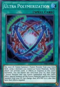 Yugioh-Ultra Polymerization-Super Rare-1st Edition-HISU EN043 (LP) - Image 1