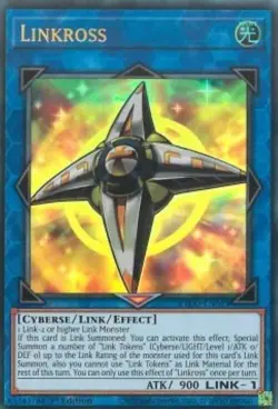 Yugioh-Linkross-Ultra Rare-1st Edition-ETCO EN049 (LP) - Image 1