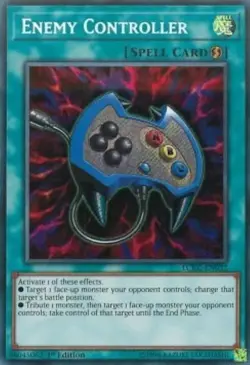 Yugioh-Enemy Controller-Secret Rare-1st Edition-LCKC EN032 (LP) - Image 1