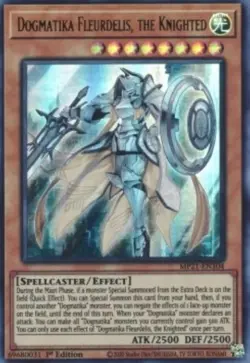 Yugioh-Dogmatika Fleurdelis, The Knighted-Ultra Rare-1st Edition-MP21 EN104 (NM) - Image 1