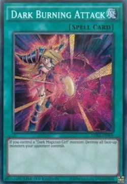 Yugioh-Dark Burning Attack-Secret Rare-Limited Edition-LDK2 ENS04 (LP) - Image 1