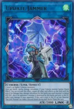 Yugioh-Update Jammer-Ultra Rare-1st Edition-GFTP EN105 (LP) - Image 1