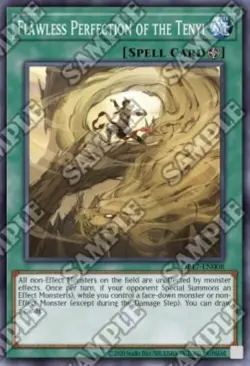 Yugioh-Flawless Perfection of the Tenyi-Super Rare-UNL-OP17 EN008 (LP) - Image 1