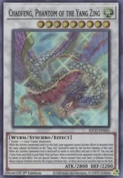 Yugioh-Chaofeng, Phantom of the Yang Zing-Super-1st-KICO EN041 (LP) - Image 1