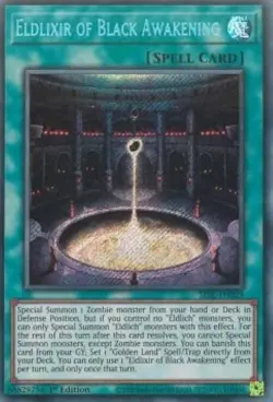 Yugioh-Eldlixir of Black Awakening-Secret Rare-1st Edition-SESL EN029 (NM) - Image 1