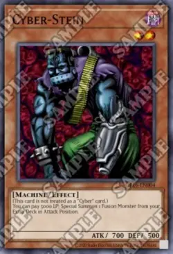 Yugioh-Cyber-Stein-Super Rare-UNL-OP16 EN004 (LP) - Image 1