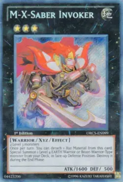 Yugioh-M-X-Saber Invoker-Secret Rare-Mixed Editions-ORCS EN099 (LP) - Image 1