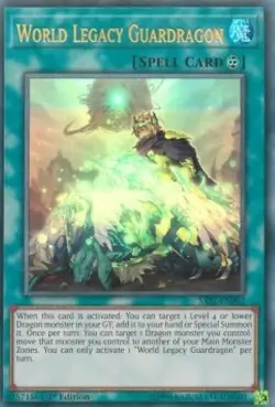 Yugioh-World Legacy Guardragon-Ultra Rare-1st Edition-SAST EN062 (LP) - Image 1