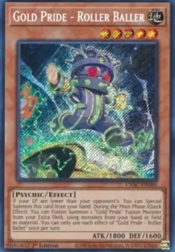 Yugioh-Gold Pride - Roller Baller-Secret Rare-1st Edition-CYAC EN086 (NM) - Image 1