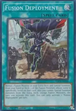 Yugioh-Fusion Deployment-Super Rare-1st Edition-SDCS EN030 (LP) - Image 1