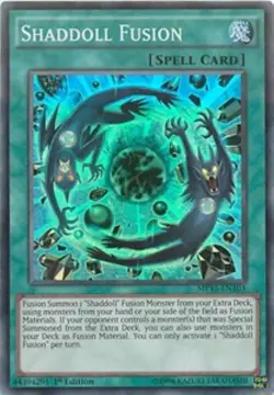 Yugioh-Shaddoll Fusion-Super Rare-1st Edition-MP15 EN103 (NM) - Image 1