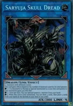 Yugioh-Saryuja Skull Dread-Secret Rare-1st Edition-MP18 EN202 (LP) - Image 1