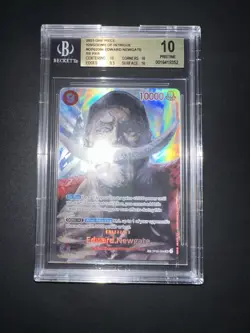 ONE PIECE BGS 10 EDWARD. NEWGATE OP02-004 KINGDOMS OF INTRIGUE ENGLISH 2023! - Image 3