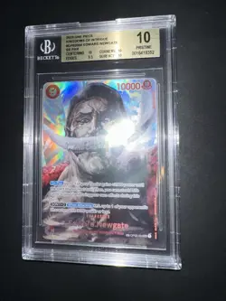 ONE PIECE BGS 10 EDWARD. NEWGATE OP02-004 KINGDOMS OF INTRIGUE ENGLISH 2023! - Image 5