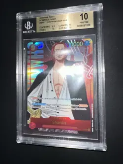 ONE PIECE BGS 10 SHANKS OP01-120 ROMANCE DAWN ENGLISH 2022! - Image 5