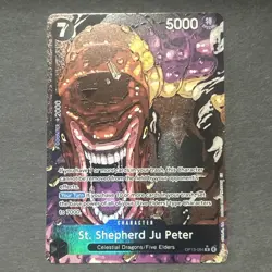 St. Shepherd Ju Peter (Alternate Art) OP13-084 Carrying On His Will Foil - Image 1