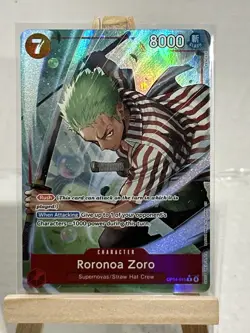 Roronoa Zoro Alt Art OP14-015 One Piece TCG English IN-HAND NM - Image 1