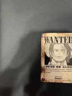 Shanks OP09-004 Parallel Wanted SR One Piece CCG Emperors in the New World Foil - Image 4