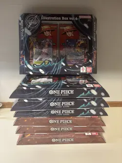 LOT OF 7 - One Piece Illustration Box Vol 5 (3) & Vol 6 (4) - IB05 + IB06 SEALED - Image 1