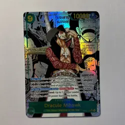 One Piece TCG Dracule Mihawk (Manga) - The Azure Sea's Seven (OP14) - Image 3