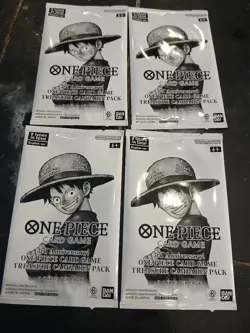 One Piece 3rd Anniversary Treasure Campaign Promo Packs x 4 -SEALED - Image 2
