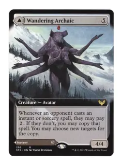 Wandering Archaic / Explore the Vastlands (Extended Art) - Near Mint MTG - Image 1