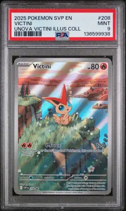 Pokemon TCG Victini Black Star Promo Card 208 Black Bolt White Flare - Image 1