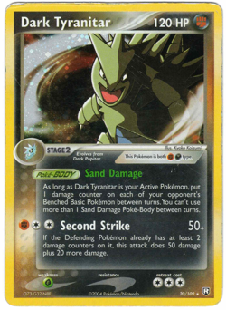 Dark Tyranitar 20/109 EX Team Rocket Returns Holo Rare Pokemon Card - Image 1