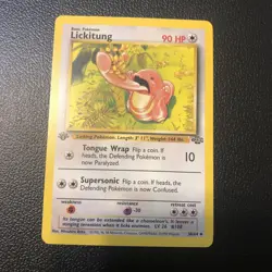 Lickitung 38/64 Jungle First Edition Pokemon Card In NM Condition - Image 1