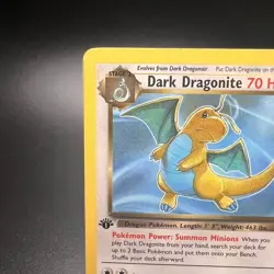 Dark Dragonite 22/82 - Team Rocket 1st Edition - Rare Vintage Pokemon Card - Image 3