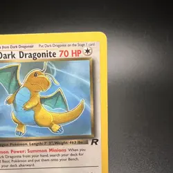 Dark Dragonite 22/82 - Team Rocket 1st Edition - Rare Vintage Pokemon Card - Image 4
