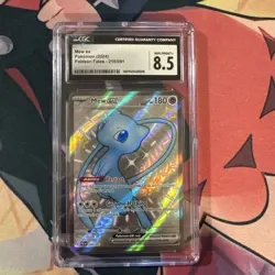 CGC 8.5- Mew ex 216/091 SV: Paldean Fates Shiny Full Art Graded Pokemon Card - Image 1