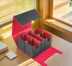 MTG Deck Box with Dice Tray, 5 in 1 Commander Deck Box Fits 840+ Sleeveless Card - Image 1