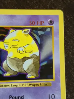 1999 WOTC POKEMON BASE SET SHADOWLESS 1ST EDITION DROWZEE 49/102 VINTAGE CARD - Image 3