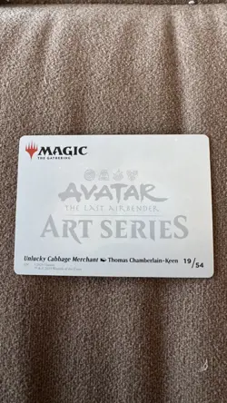 Unlucky Cabbage Merchant Art Card - Art Series: Avatar: The Last Airbender (ASTL - Image 2