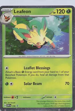 Leafeon - (Cosmos Holo) Promo SV: Scarlet & Violet Promo Cards 170 NM - Image 1